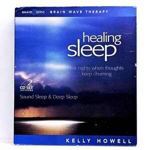 Brain Sync Healing Sleep Kelly Howell 2 CD Set Delta Waves Brain Wave Therapy